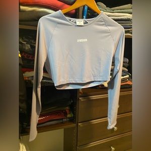 GymShark Light purple size medium cropped long sleeve